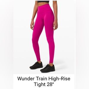 Lululemon Wunder Train High-Rise Tight 28” Size 6